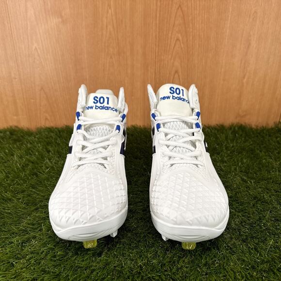 New Balance FuelCell Ohtani 1 White Royal Baseball Cleats MSHOWB1 Men\'s Size 9.5